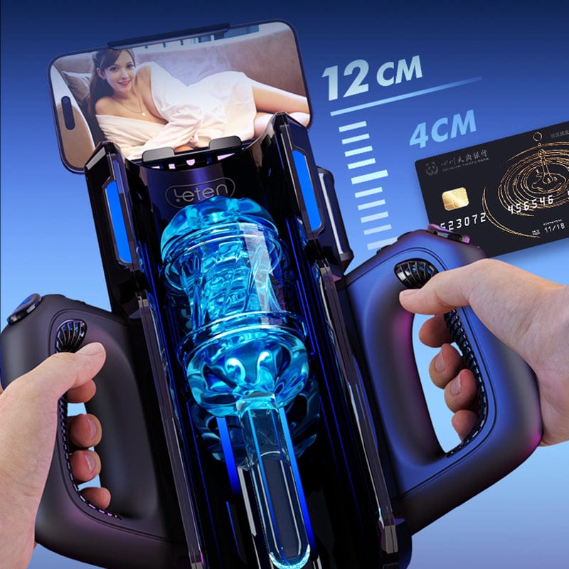 Thrusting Cannon King Sex Toy for Men with Liner Powered by Leten