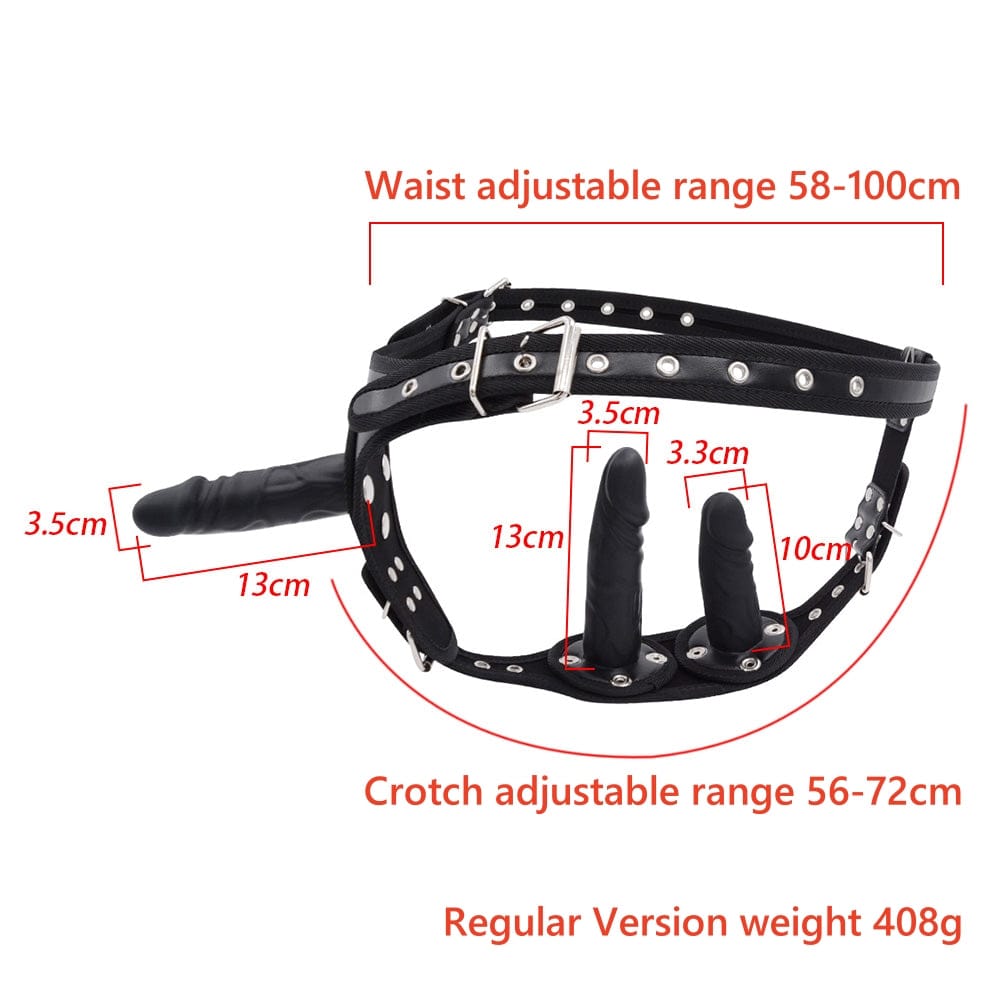 Wearable Removable Silicone G-Spot Stimulating Penis Dildo