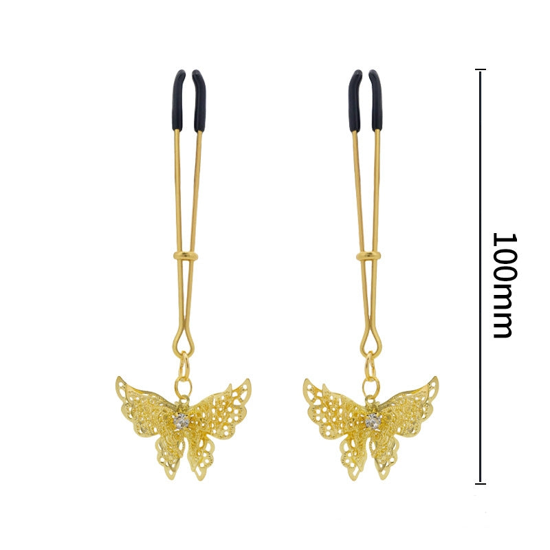 蝶型乳首リングベルクランプ