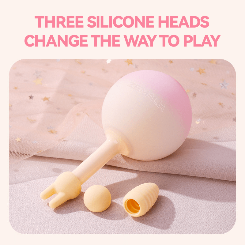 Pink Gradient Lollipop Pressure-sensitive Control Vibrator