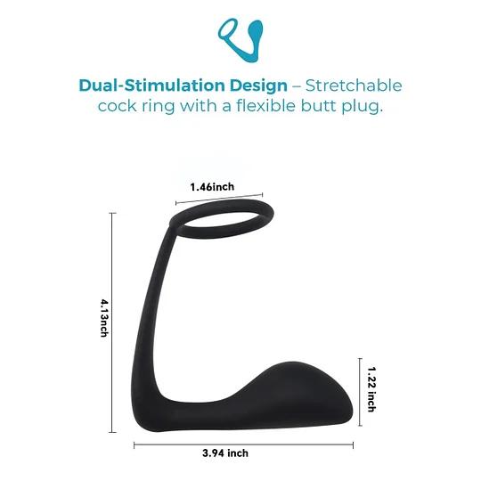 【Free Gift】ilicone Cock Ring And Prostate Plug