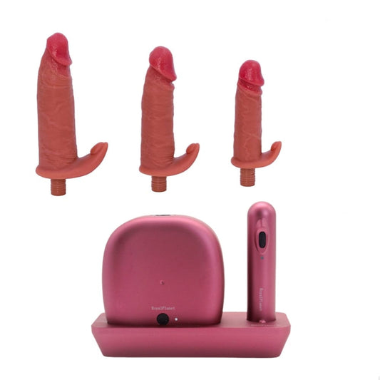 Auto Thrusting Vibration dildo Sex Machine Set With Storage Box