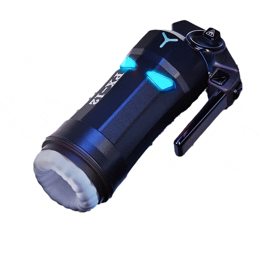 High Explosive Grenade Aircraft Cup Telescopic Vibration Heating Male Masturbation Device